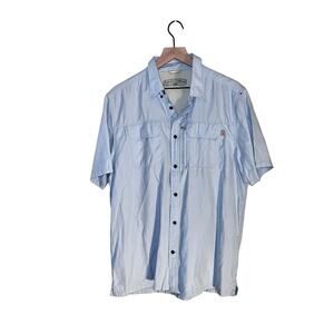 FIELD AND STREAM fishing button up shirt L